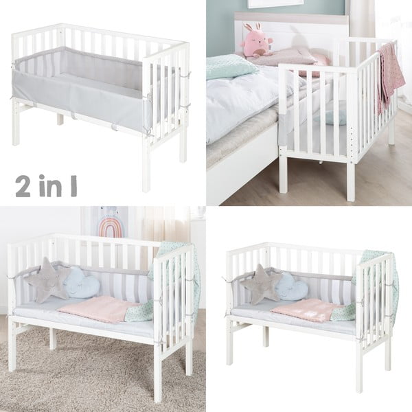 Pătuț alb 90x45 cm – Roba-image-1