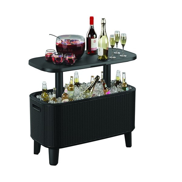 Masă de grădină cu frapieră din plastic 83.5x40 cm Bevy – Keter-image-2