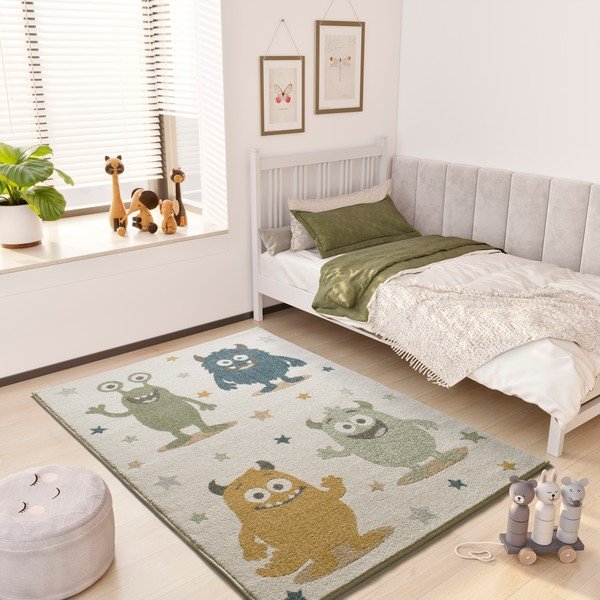 Covor pentru copii crem 120x170 cm Beats – Universal-image-1