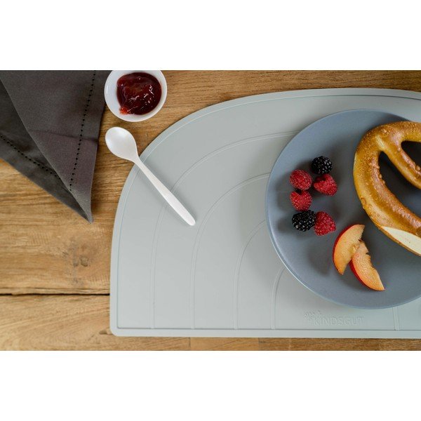 Suport din silicon pentru masă Kindsgut Rainbow, 48 x 25 cm, gri-image-1
