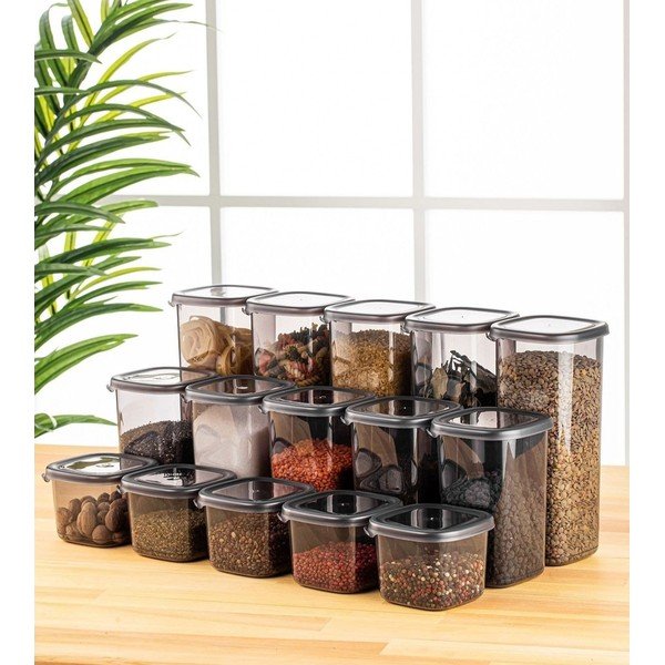 Recipiente 15 buc. pentru alimente Fresco – Hermia-image-1