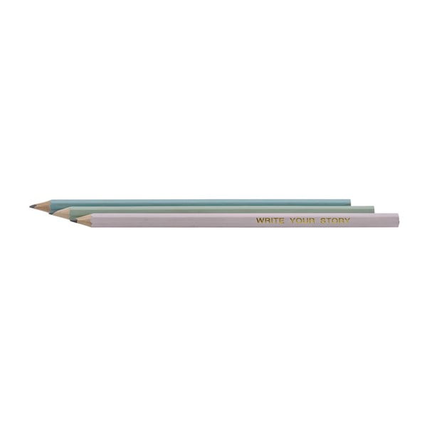 Set 3 creioane din lemn de tei Bloomingville Pencil