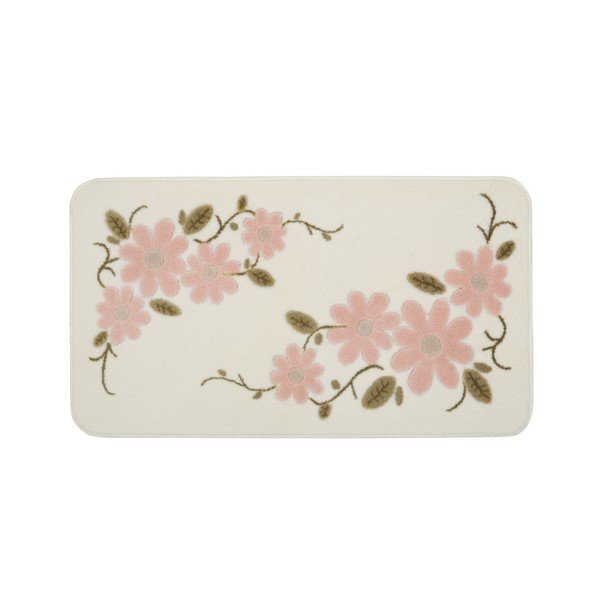 Set 2 covorașe de baie Confetti Bathmats Margherita White-image-1