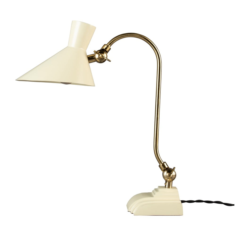 Veioză crem/aurie cu abajur din metal (înălțime 45 cm) Gaia – Dutchbone