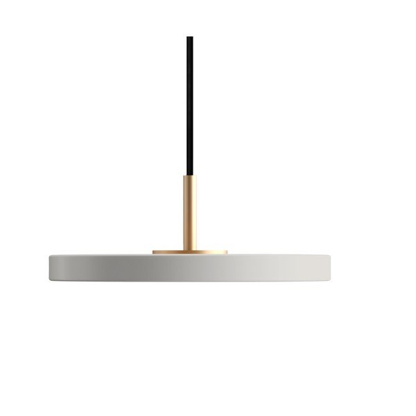 Lustră gri deschis LED cu abajur din metal ø 15 cm Asteria Micro – UMAGE-image-4