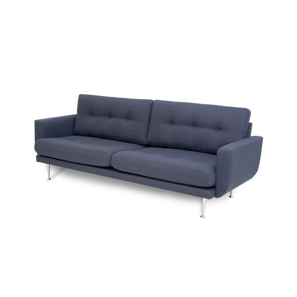 Canapea cu 3 locuri Scandic Fly, gri - albastru-image-1