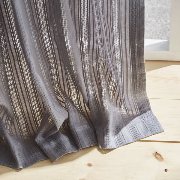 Draperie gri 229x140 cm Zofia Broderie Anglaise - Pineapple Elephant-image-3