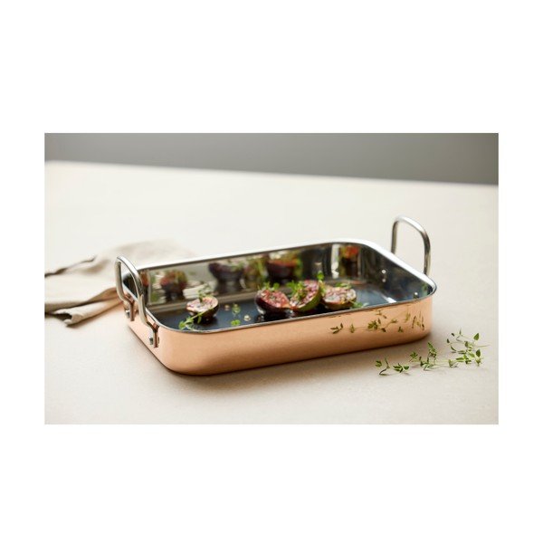 Tavă de copt din cupru/din oțel inoxidabil 25,5x35 cm – Blomsterbergs-image-1