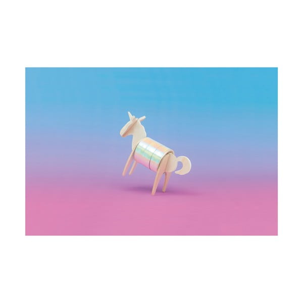Bandă adezivă cu suport în formă de unicorn Luckies of London Unicorn