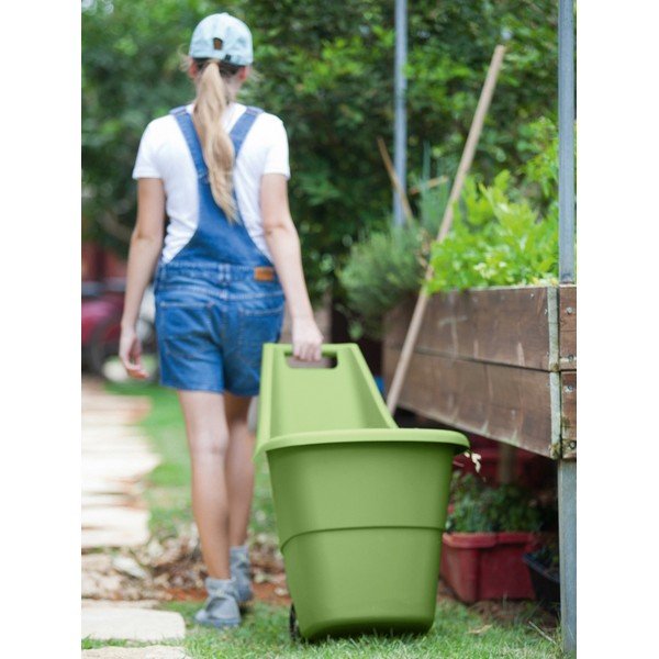 Coș de grădină verde din plastic Easy go – Keter-image-1