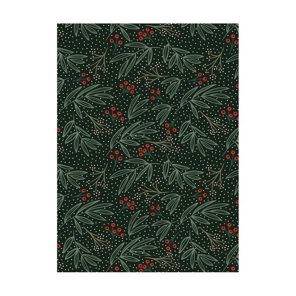 5 coli de hârtie de împachetat eleanor stuart No. 7 Winter Floral, 50 x 70 cm