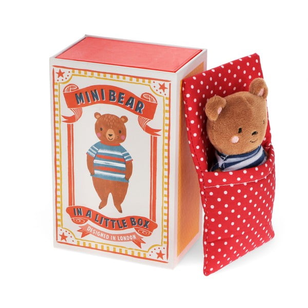 Jucărie de pluș Mini Bear in a Little Box – Rex London