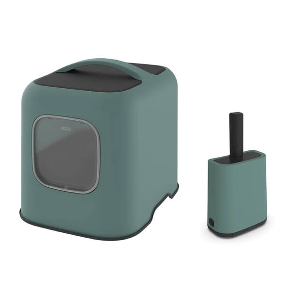 Set de litieră cu lopățică verde Biala – Rotho