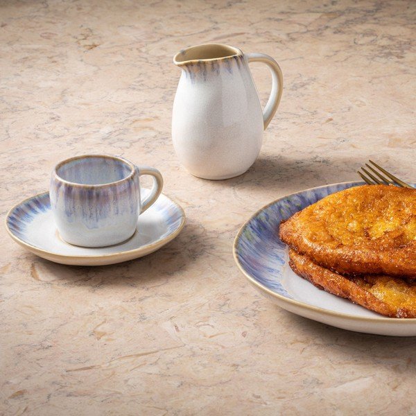 Latieră albă din gresie ceramică 200 ml Brisa – Costa Nova-image-1