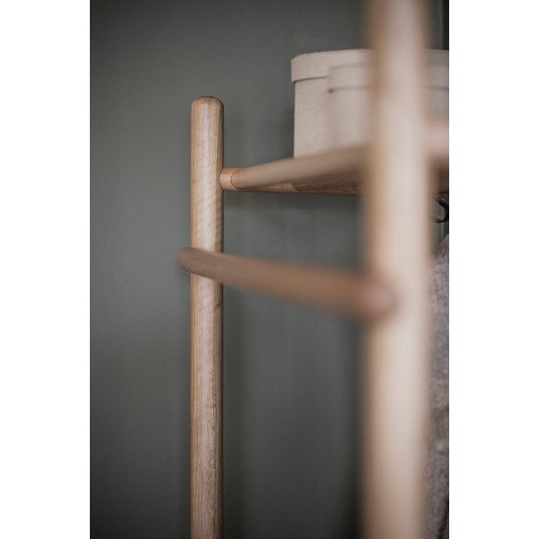 Set pentru hol în culoare naturală din lemn masiv de stejar Milford - Rowico-image-2