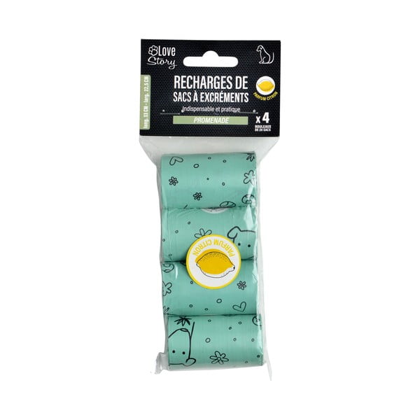 Saci pentru excremente 4 buc. – Love Story