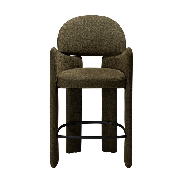 Scaun de bar kaki (înălțime șezut 68,5 cm) Aole – DAN-FORM Denmark-image-1