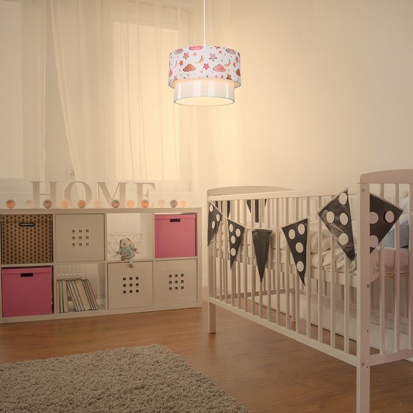 Lustră pentru copii albă ø 30 cm Kinder – Squid Lighting-image-1