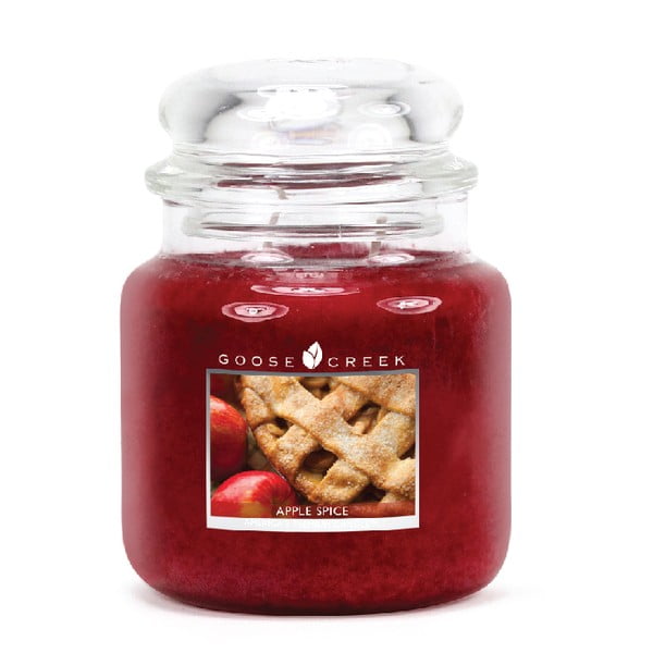 Lumânare aromată în recipient de sticlă Goose Creek Condimente cu mere, 0,45 kg
