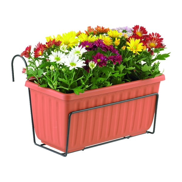 Suport metalic pentru ghivece Plastia Siestino, negru-image-2