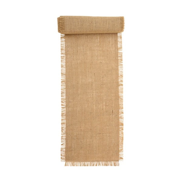 Napron de masă din iută 35x550 cm Janavi – Bloomingville