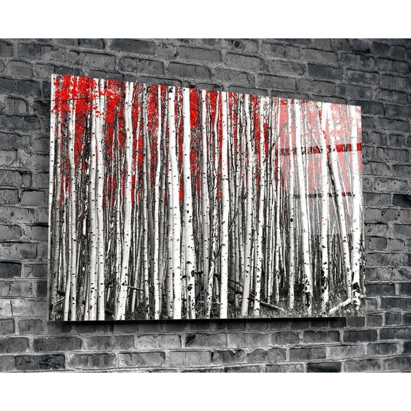 Tablou din sticlă Insigne Birches-image-3