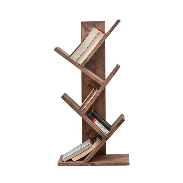 Etajeră în culoare naturală cu aspect de lemn de nuc 35x90 cm Cemo – Kalune Design