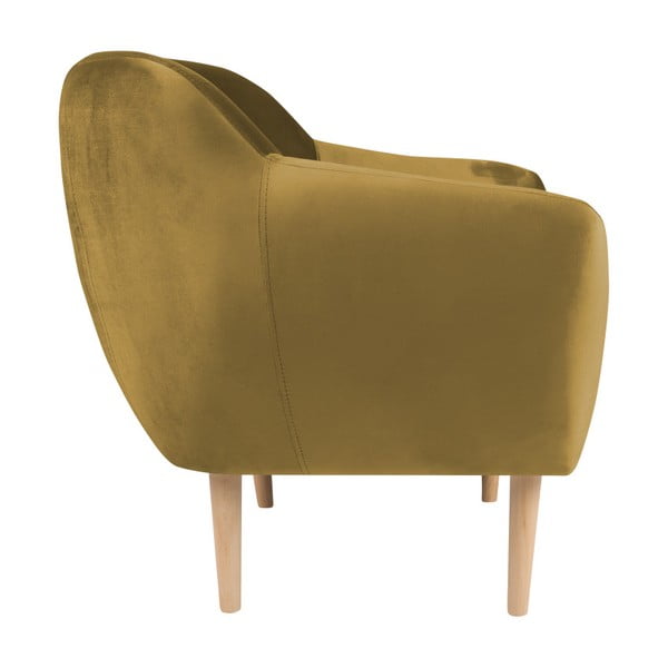 Fotoliu Mazzini Sofas BENITO, galben muștar-image-4