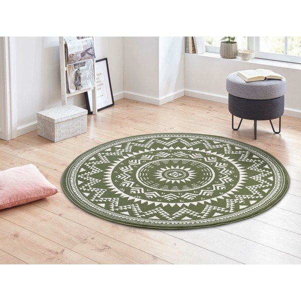 Covor verde rotund ø 140 cm Valencia - Hanse Home-image-1