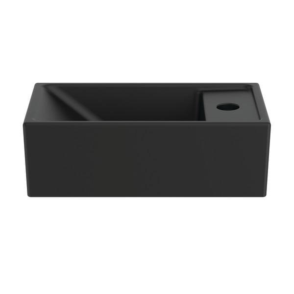 Chiuvetă mică pentru WC negru-mat din ceramică 37x21 cm i.Life S – Ideal Standard