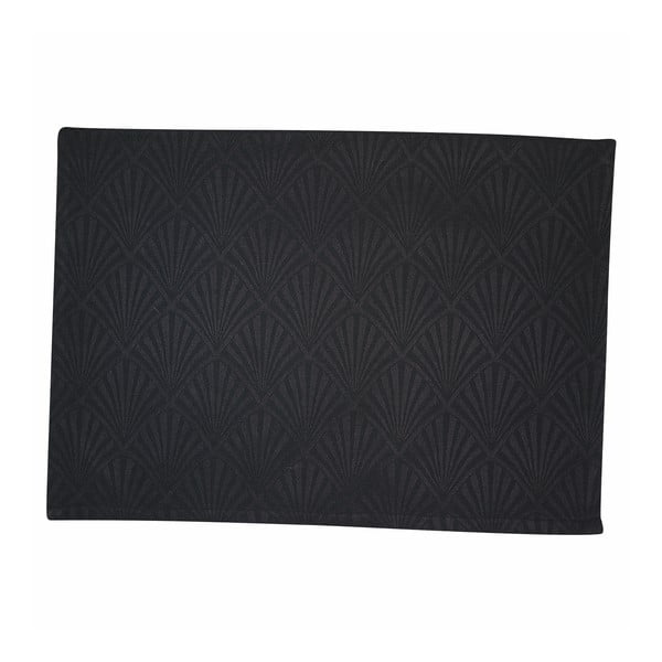 Suport textil pentru farfurie Green Gate Celine, 40 x 50 cm, negru