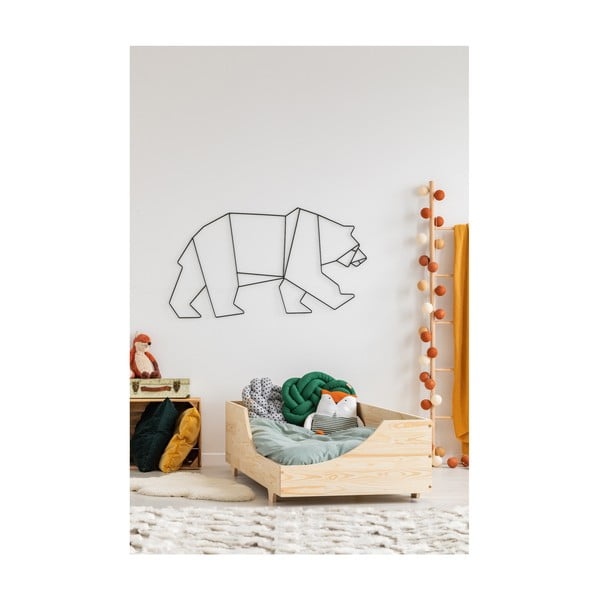 Pat din lemn de pin pentru copii Adeko BOX 4, 80 x 160 cm-image-1