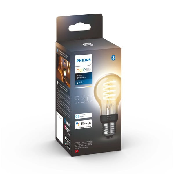 Bec smart cu filament E27, 7 W White ambiance – Philips Hue-image-3