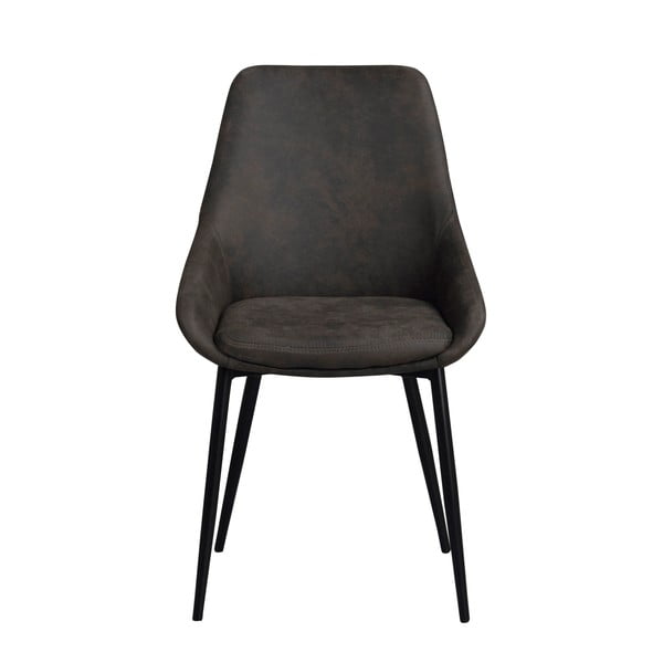 Scaune de dining gri-închis 2 buc. Sierra – Rowico-image-2