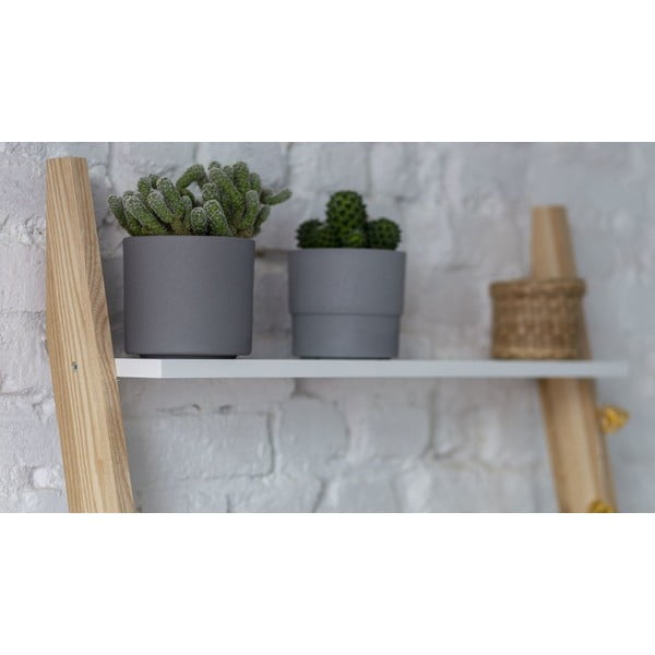 Suport cu blat tip birou și sertar Ragaba Leno, alb-image-4