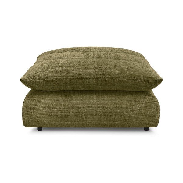 Taburet verde cu tapițerie din chenille Neil – Bobochic Paris-image-3