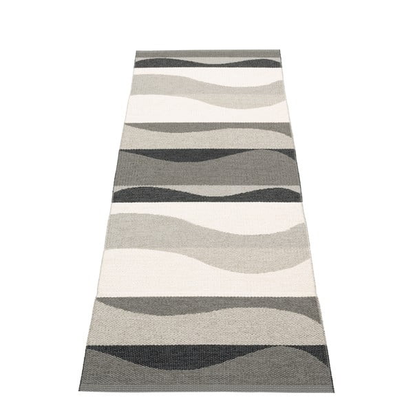 Covor tip traversă pentru interior și exterior gri 70x200 cm Urvi Metal – Pappelina-image-2