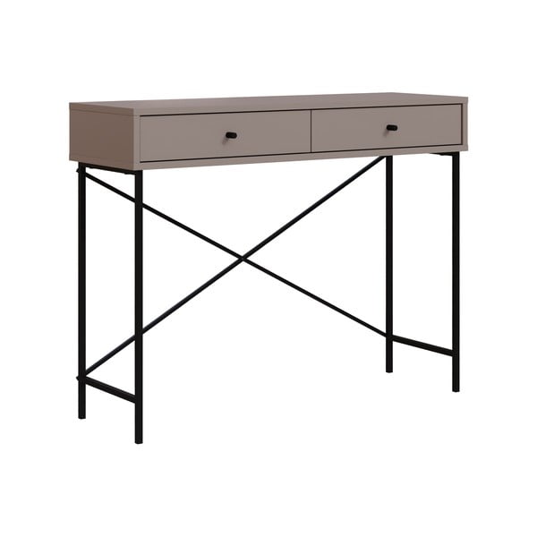 Masă consolă gri/bej 35x110 cm Titan – Marckeric