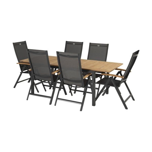Fotoliu de grădină gri din metal Aruba - Hartman-image-1