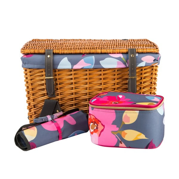 Coș picnic cu echipament pentru 4 persoane Navigate Basket-image-1