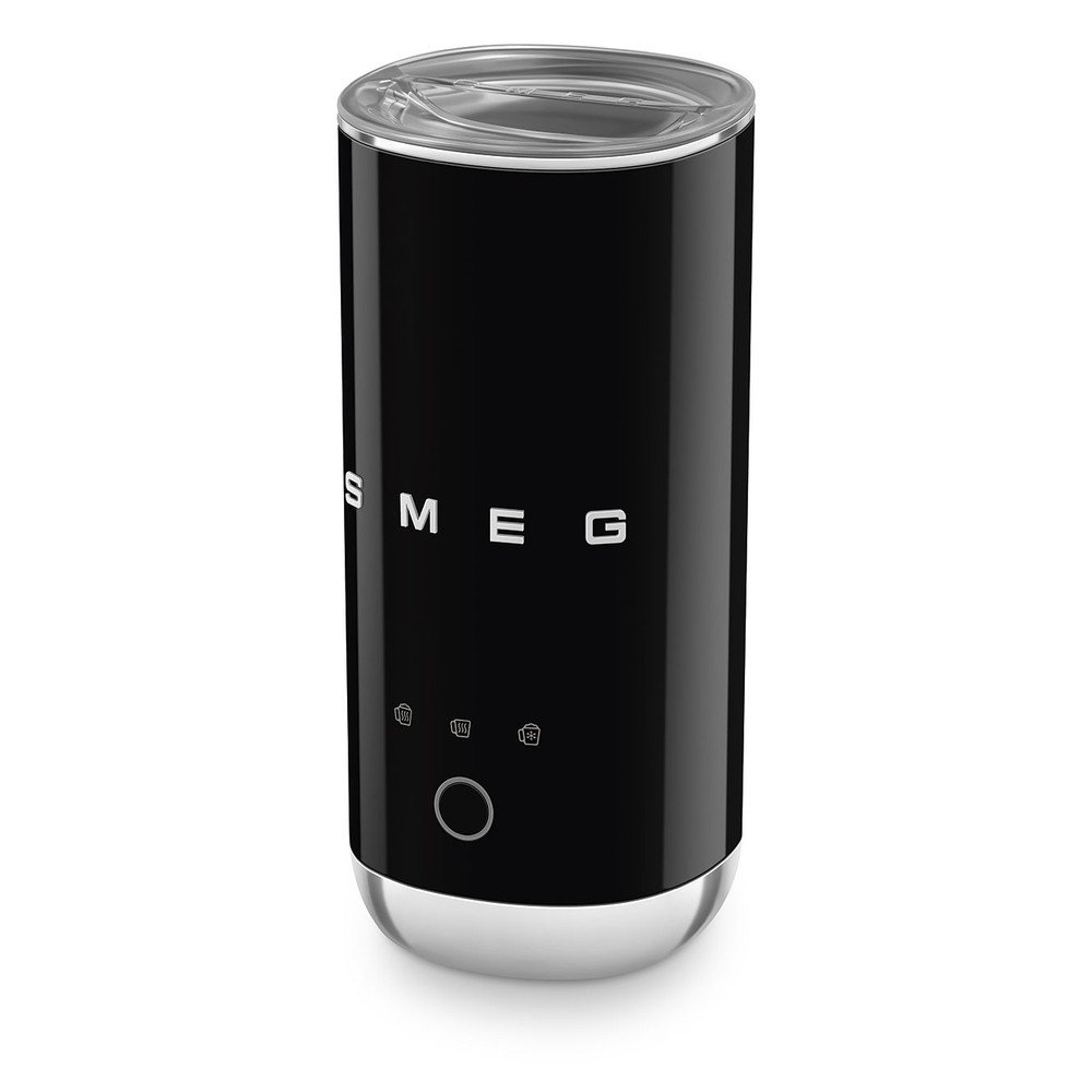 Aparat electric pentru spumă de lapte negru din plastic 120 ml – SMEG