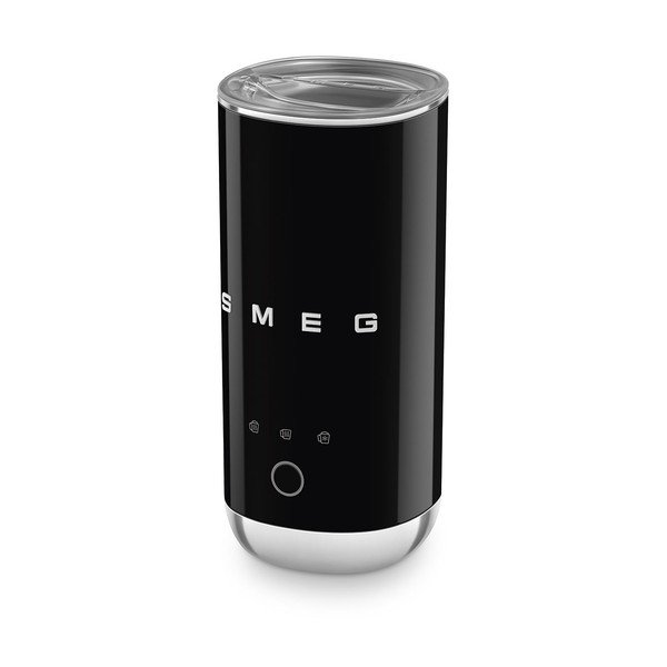 Aparat electric pentru spumă de lapte negru din plastic 120 ml – SMEG