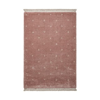 Covor Think Rugs Boho Dots, 160 x 220 cm, roz