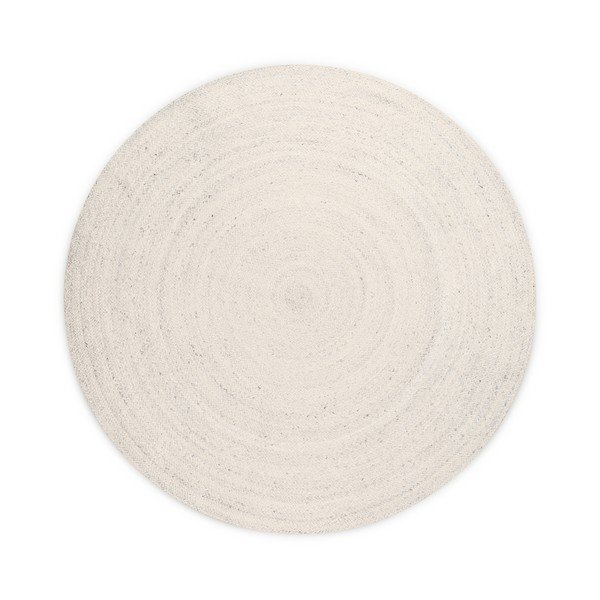 Covor crem reversibil/țesut manual rotund din iută ø 200 cm Braided – Hanse Home