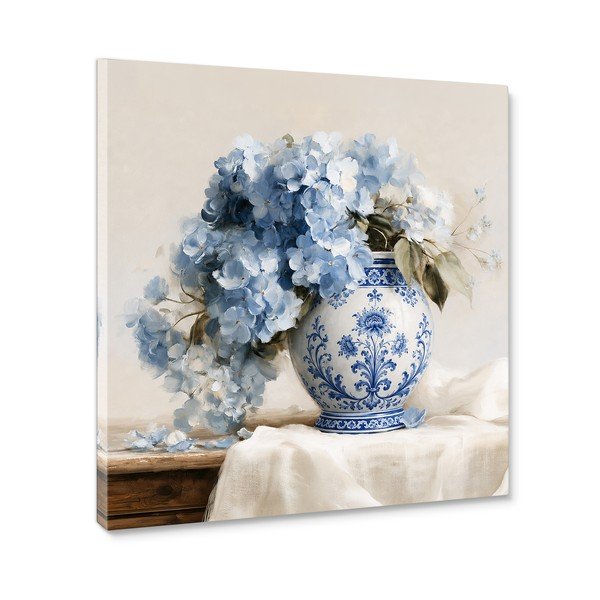 Tablou pe pânză imprimat 60x60 cm Porcelain Vase – Styler-image-3