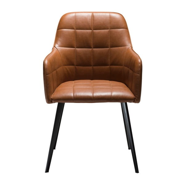 Scaun din piele artificială DAN-FORM Denmark Embrace Vintage, maro-image-2