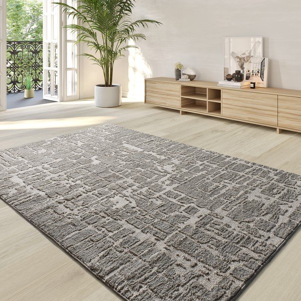 Covor gri 140x200 cm Lima – Universal-image-1