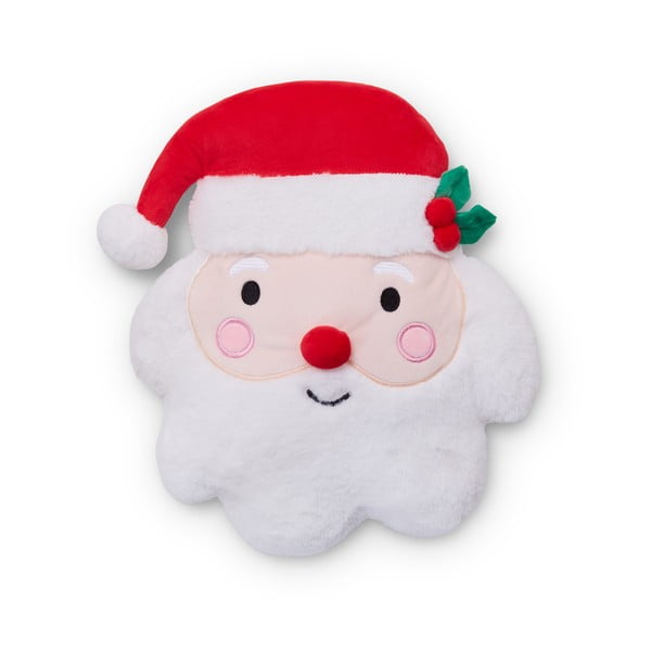 Pernă decorativă din pluș 38x32 cm  cu model de Crăciun Christmas Santa – Catherine Lansfield
