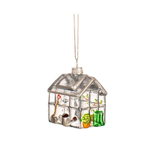 Ornament de Crăciun lucrat manual din sticlă 5 cm Greenhouse – Sass & Belle