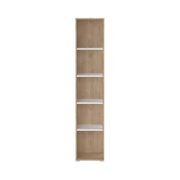 Bibliotecă albă/cu  aspect de lemn de stejar 41x205 cm Sign – Tvilum-image-2
